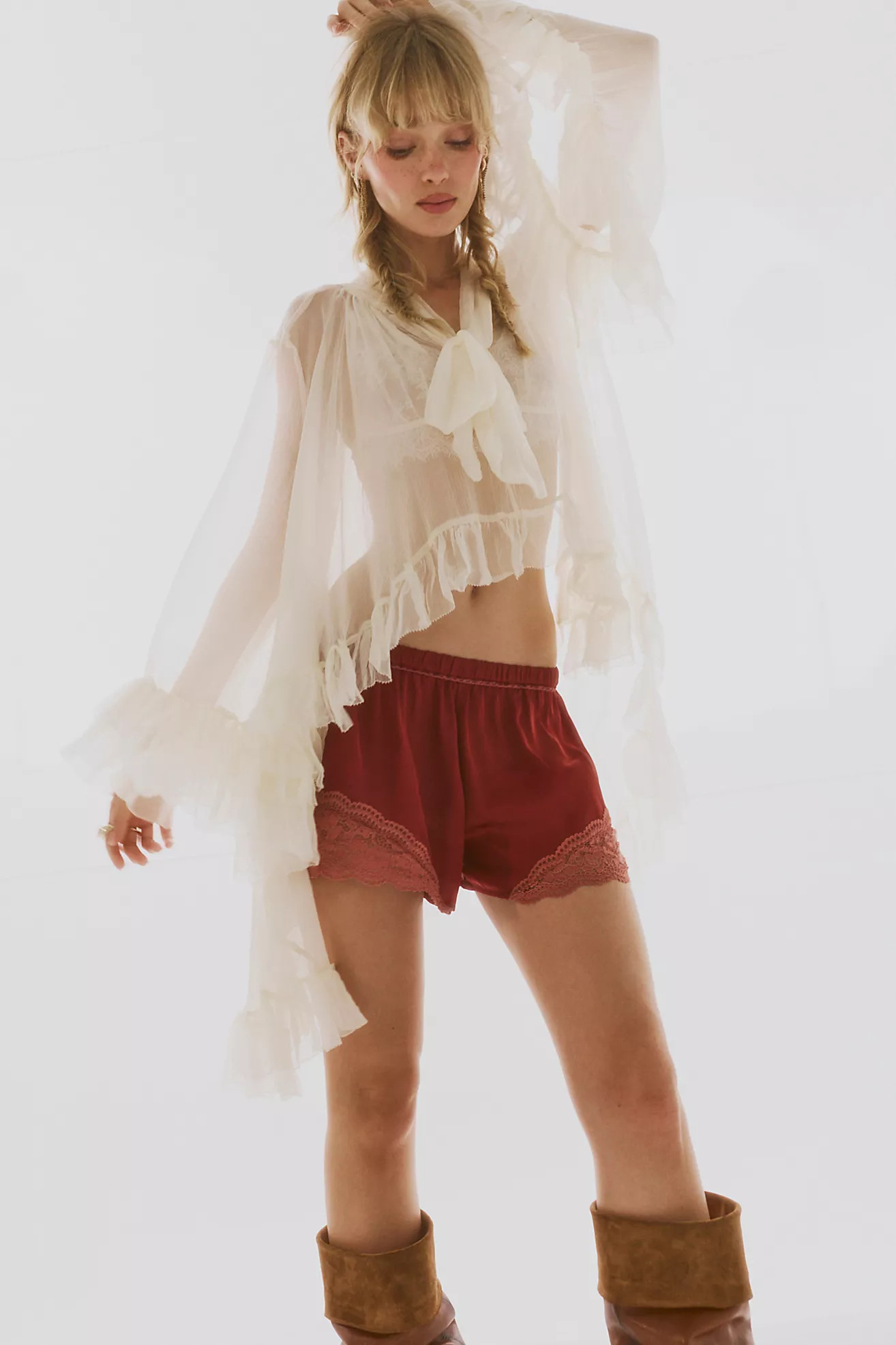 Full Sleeve Frill Top | Free People (Global - UK&FR Excluded)