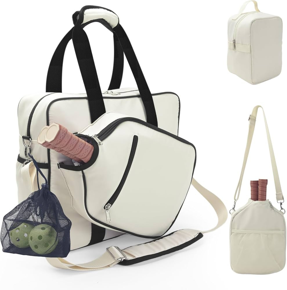 LAKE OF FIRE 3-in-1 Pickleball Bag Set, Pickleball Tote Bag for Women & Men with Thermal Cooler P... | Amazon (US)
