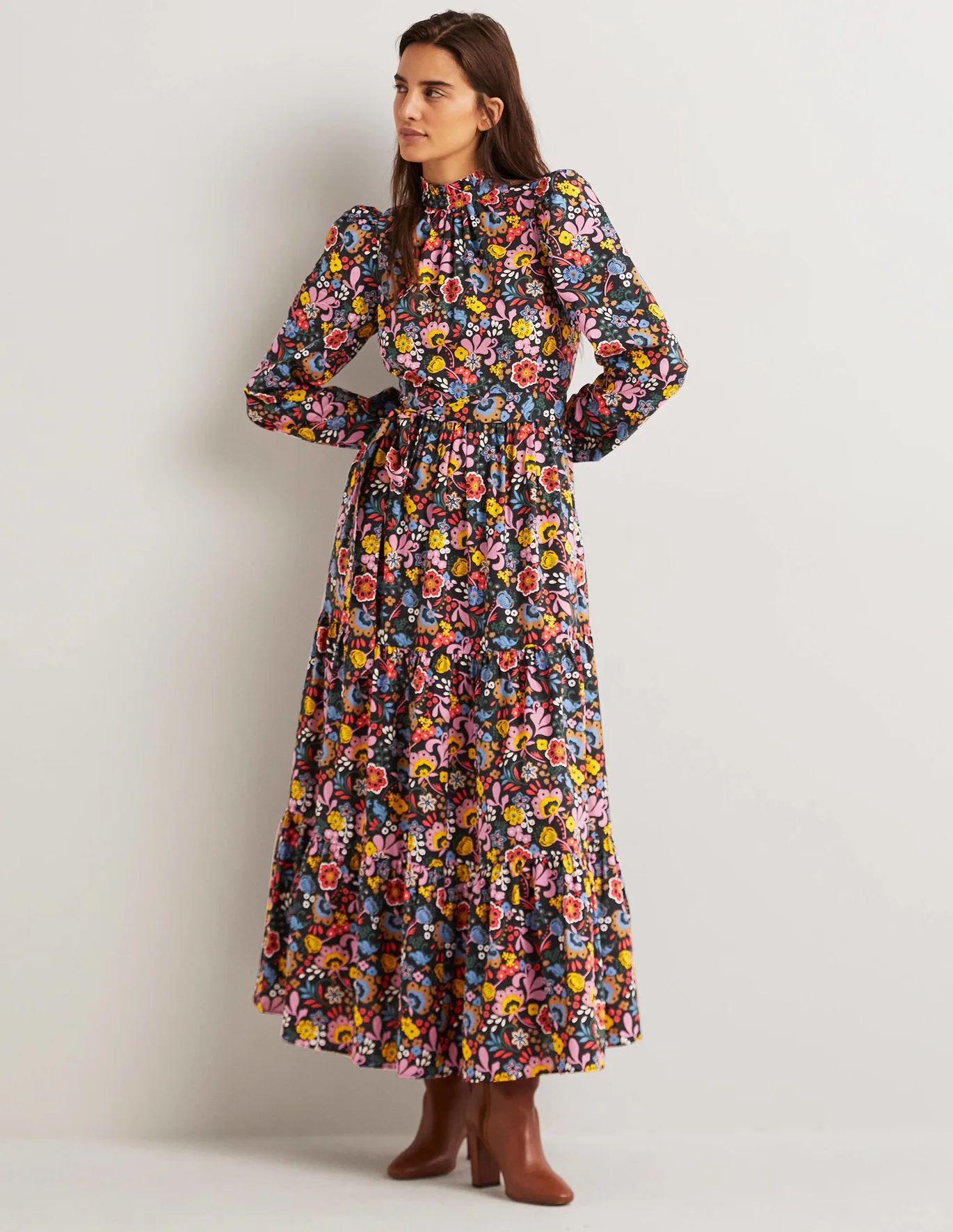 Mutton Sleeve Maxi Dress | Boden (US)