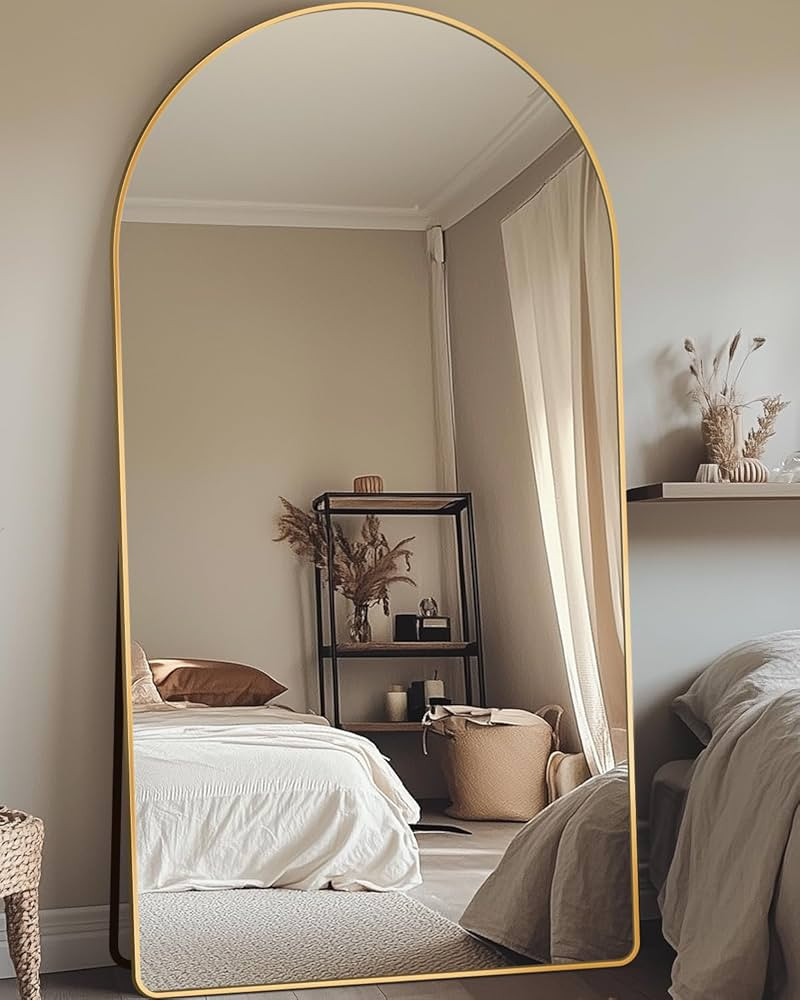 Antok Full Length Mirror, 76"x34" Floor Mirror, Floor Standing Mirror Freestanding Full Body Mirr... | Amazon (US)