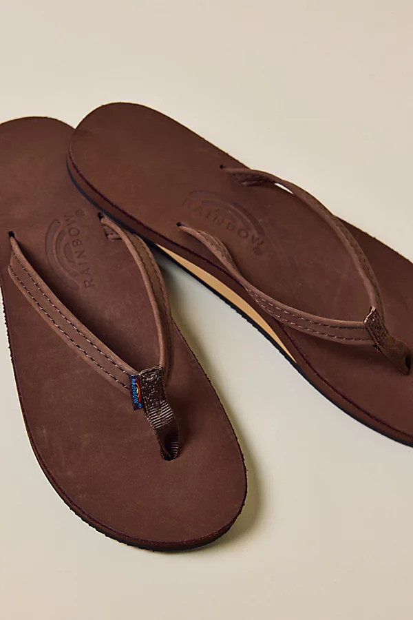 Rainbow Women's Narrow Strap Flip Flop Sandals in Expresso, Women's at Urban Outfitters | Urban Outfitters (US and RoW)