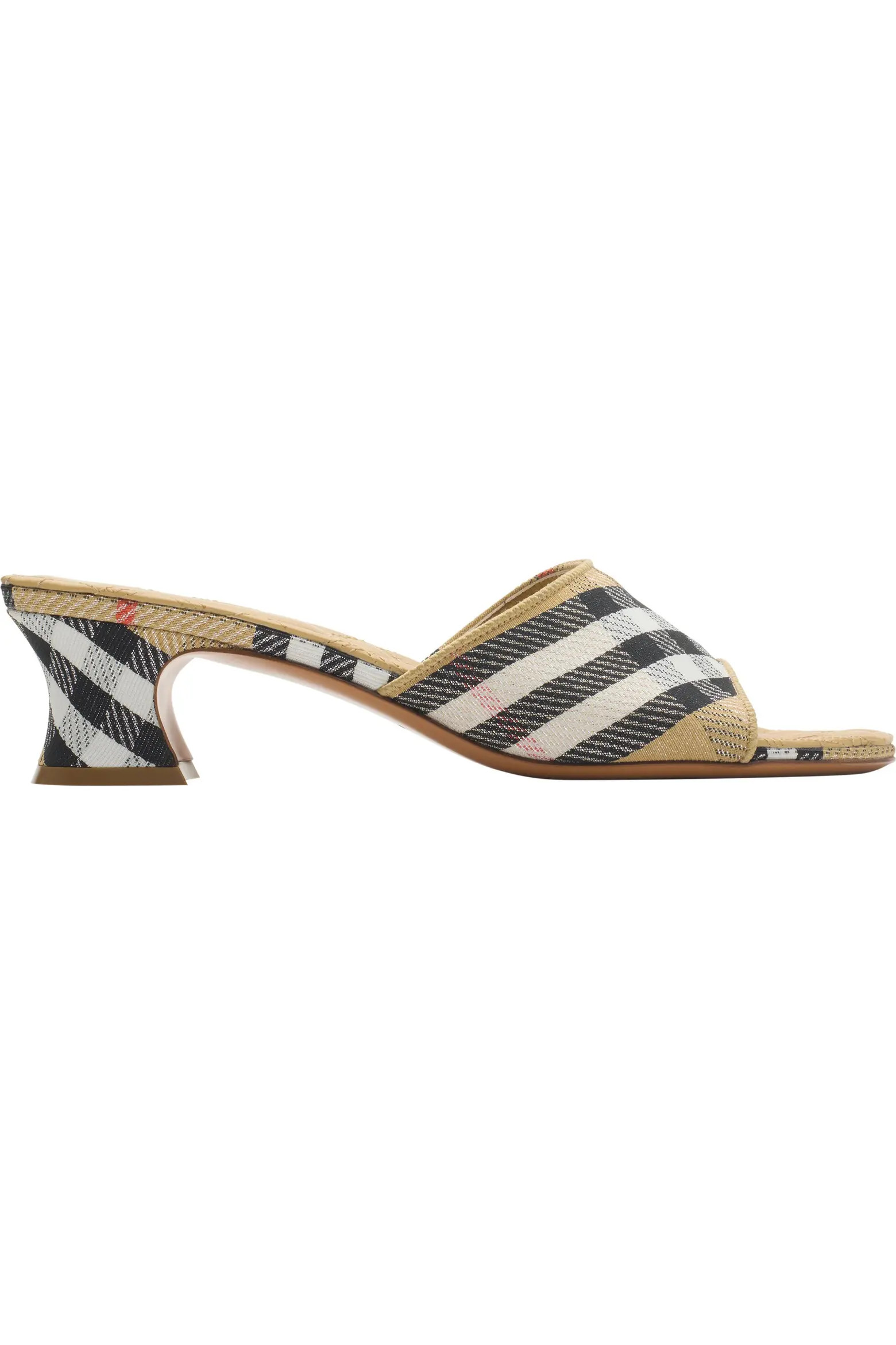 Sloane Check Slide Sandal (Women) | Nordstrom | Nordstrom