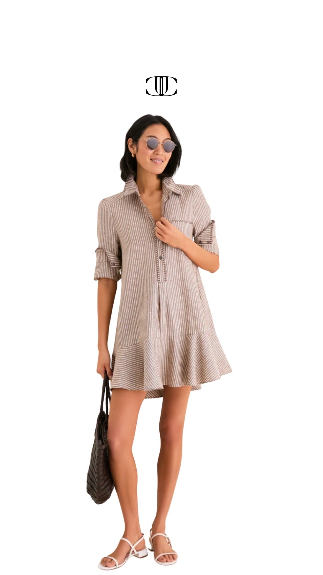 This is an easy dress that won’t clean so if you are headed somewhere warm and you want a little bit of a sleeve, this is a great option.