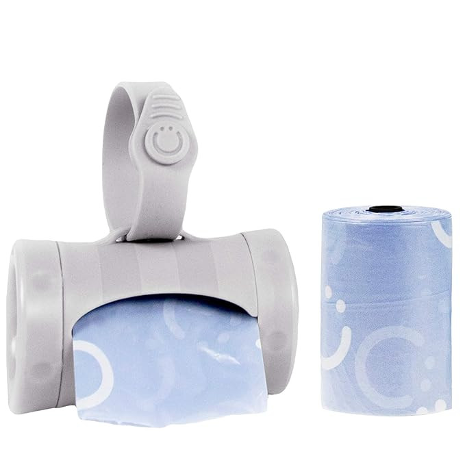 Amazon.com : Ubbi Retractable Bag Dispenser for Diaper Bag, Portable Bag Holder for Travel, Newbo... | Amazon (US)
