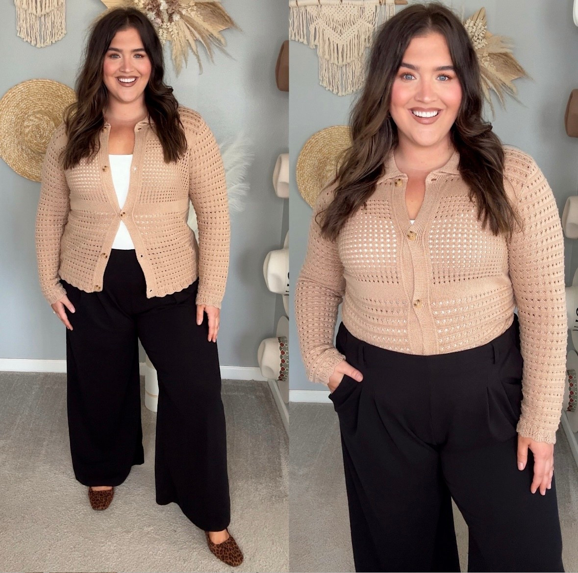 The details on this Amazon cardigan are perfect for the office. It looks so cute buttoned all the way up or just the one in the middle. This entire outfit is such a good price and completely plus size friendly. 

Plus size work out or inspo, fall transition work outfit inspo 

#LTKPlusSize #LTKFindsUnder50 #LTKSeasonal