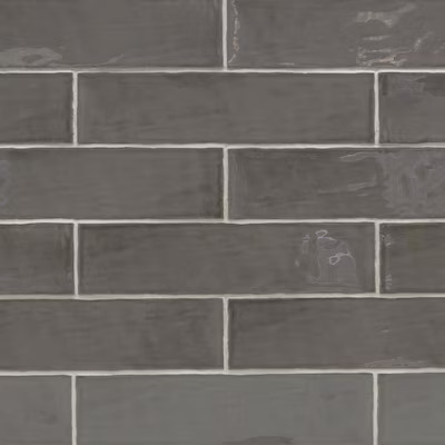 Artmore Tile  44-Pack Driftwood 3-in x 12-in Polished Ceramic Subway Wall Tile | Lowe's