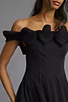 Maeve Off-The-Shoulder Bow Mini Dress | Anthropologie (US)