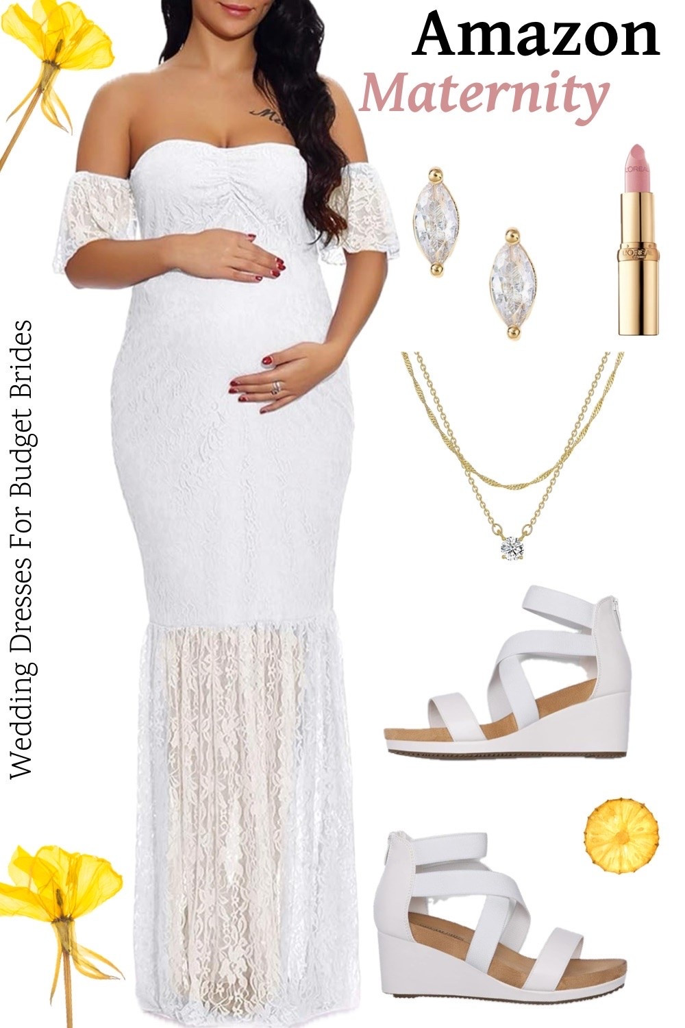 Maternity outfit idea for the pregnant bride. From Amazon. 

Baby shower dress, bridal shower dress, gender reveal dress, maternity fashion.

#LTKWedding #LTKBaby #LTKBump