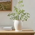 My Texas House 8" White Planter Ceramic Scroll Vase | Walmart (US)
