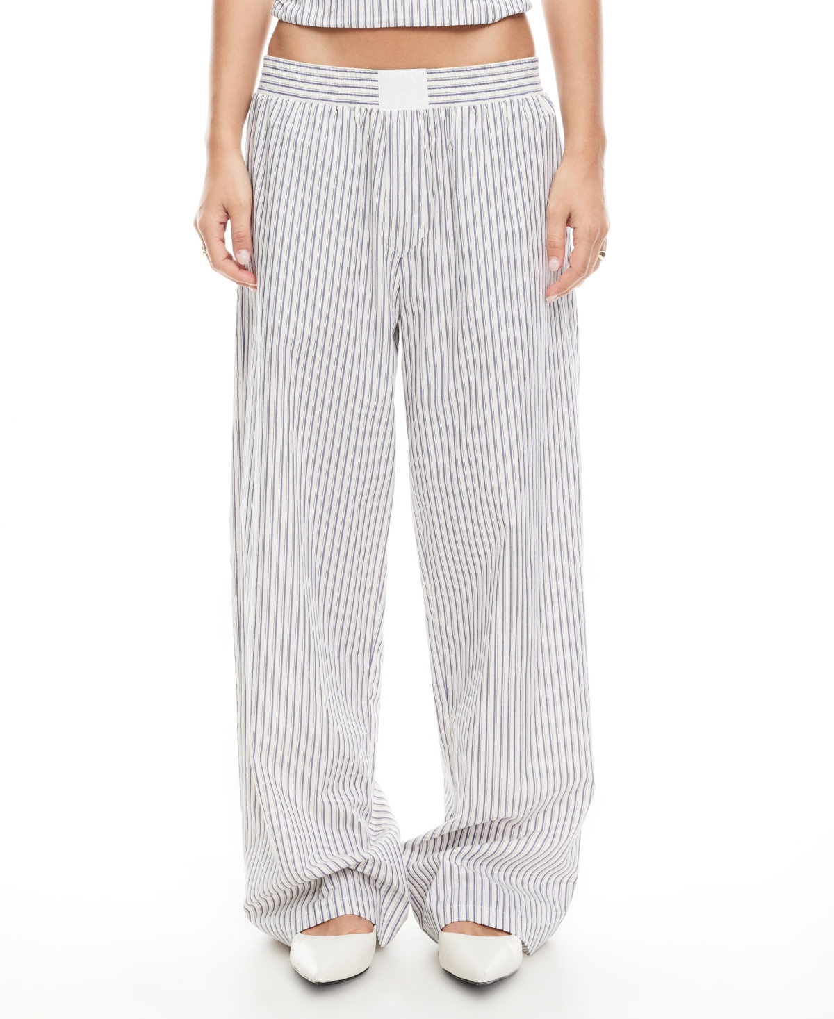 Lioness Women's Cobain Striped Pants - Ivory Multi Stripe | Macy's