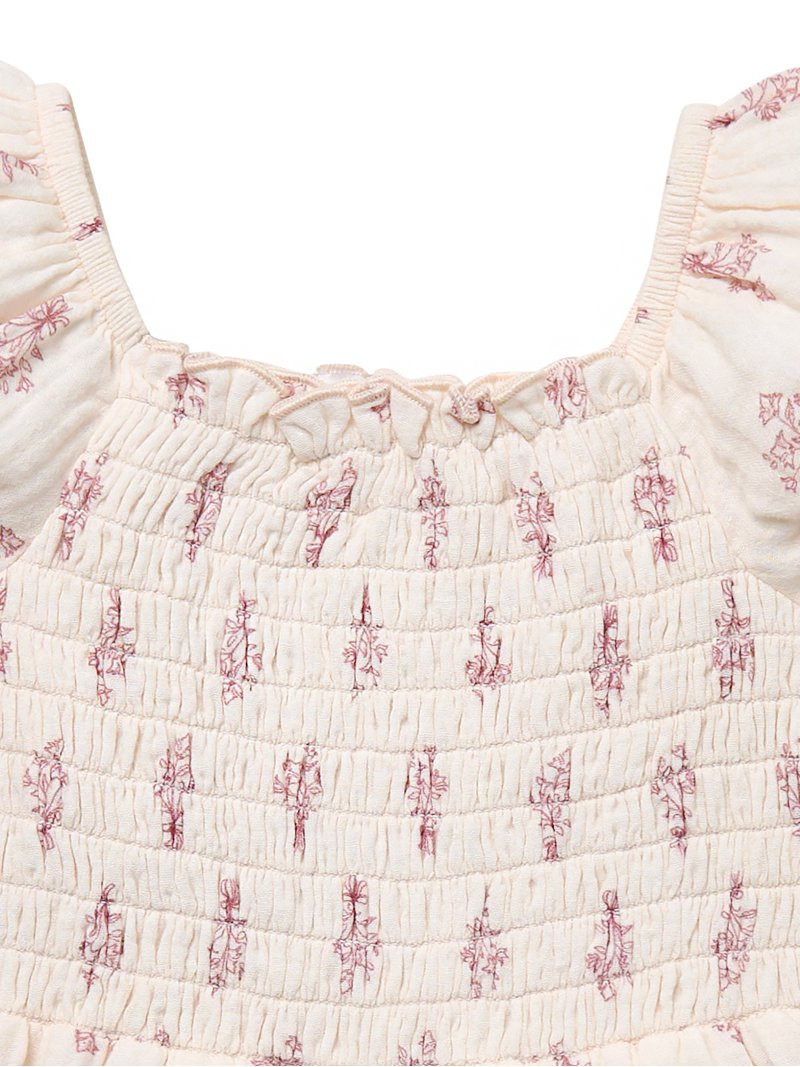 Modern Moments by Gerber Toddler Girl Smock Ruffle Romper, Sizes 12M-5T - Walmart.com | Walmart (US)