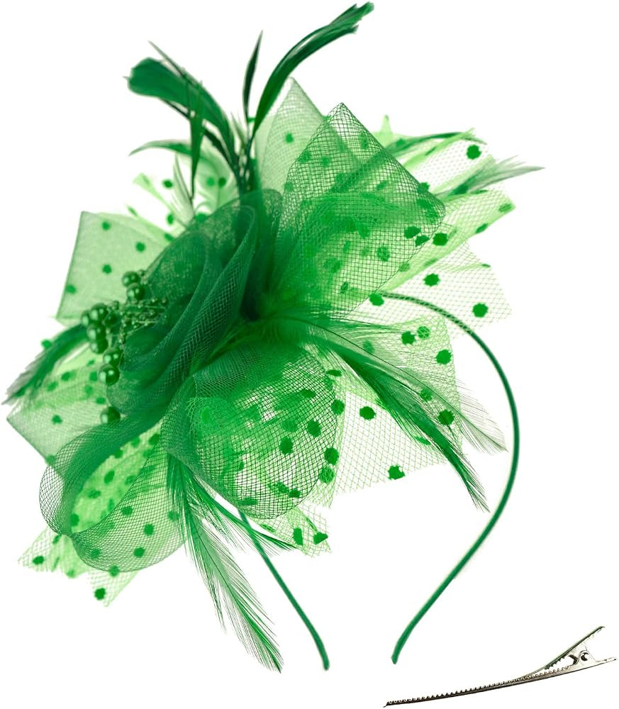 Women Fascinators Hats Flower Fascinators with Headband and Clip Tea Party Headwear for Women and... | Amazon (US)