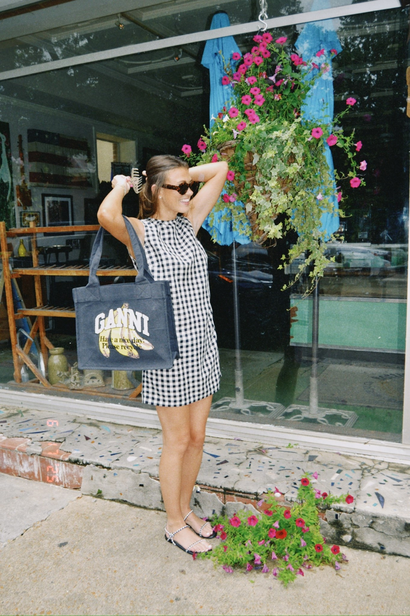 OOTD - all items from Cicada only 🧡💋
Dress is Doen
Shoes are Staud
Bag is Ganni
Sunglasses are Krewe
Hair Clip is Medusa 

#LTKStyleTip #LTKSeasonal #LTKSummerEdit