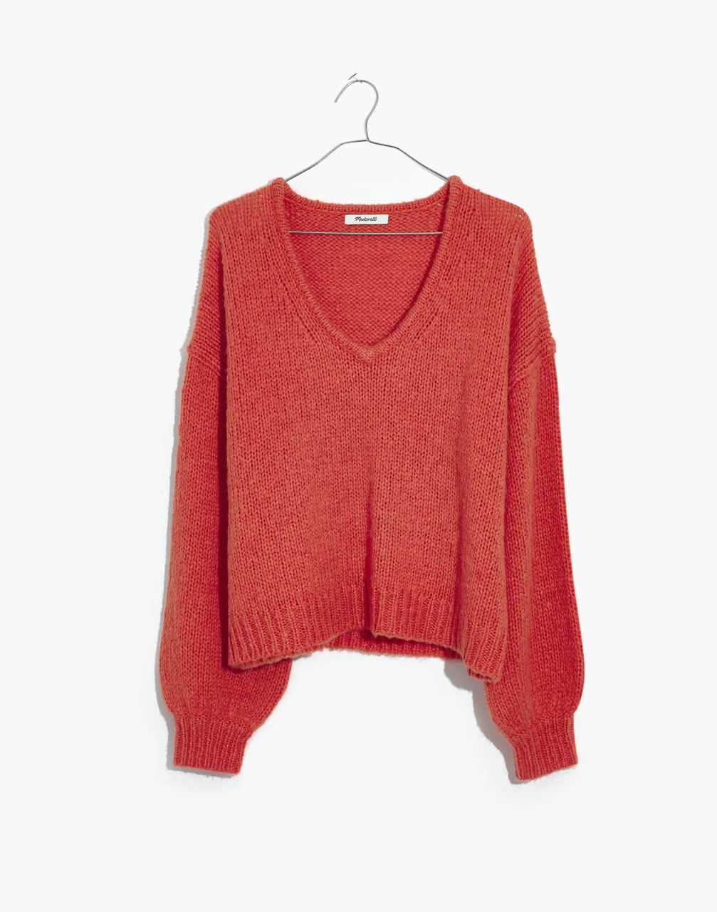 Balloon-Sleeve Pullover Sweater | Madewell