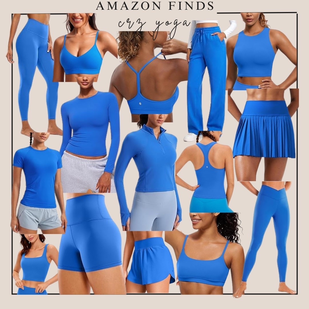 AMAZON FIND - Athleisure - luxurious quality workout pieces all at a totally affordable price! Great for working out, weekend outfits, or just everyday wear 💪🏻😍


#athleisure
#affordable workout clothes
#amazon fashion
#Amazon finds
#sparkle blue
#bright colored workout clothess
#lululemon dupe
#look for less
#blue leggings
#blue sports bra
#blue tennis skirt
#biker shorts
#lightweight blue joggers
#blue sweatpants
#blue sweatshirt
#blue workout tank 
#all blue outfit 
#long sleeve blue top
#blue quarter zip
#blue half zip 
#running shorts 
#butterluxe 
#softstream
#y back sports bra
#strappy sports bra
#fleece lined sweatpants 
#butterlift 
#last minute gift idea
#gifts for her
#gifts for mom 
#gift guide 
#Amazon gift idea 
#weekend style
#casual style
#airport outfit
#travel outfit inspo
#soccer mom style 
#women’s workout clothes 
#long inseam
#tall girl friendly 

#LTKFindsUnder50 #LTKSaleAlert #LTKActive