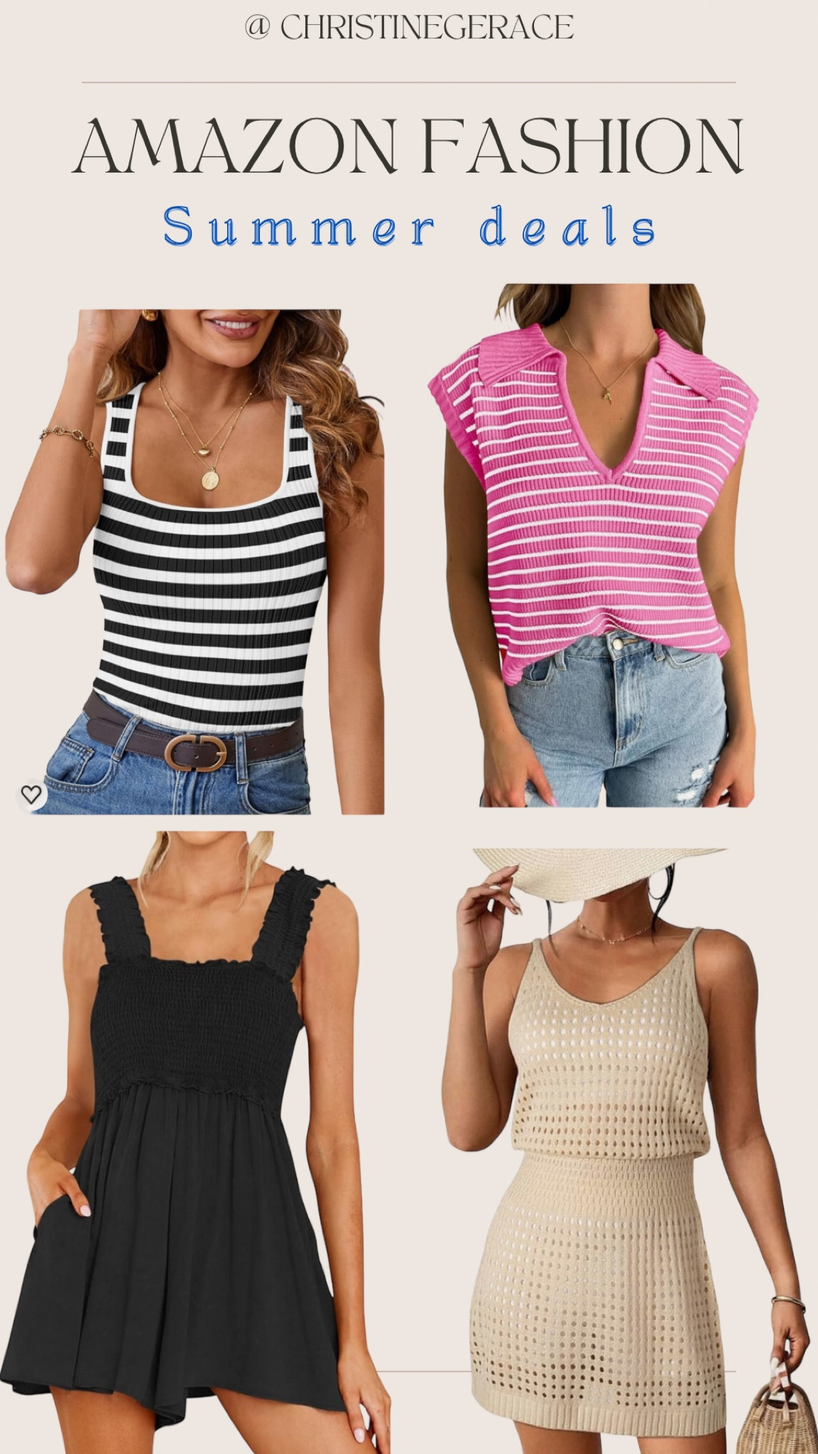 Amazon summer finds !! Women’s tops, coverup, summer dress, prime day sales 

@Christinegerace 

#LTKSummerSales #LTKStyleTip #LTKFindsUnder50