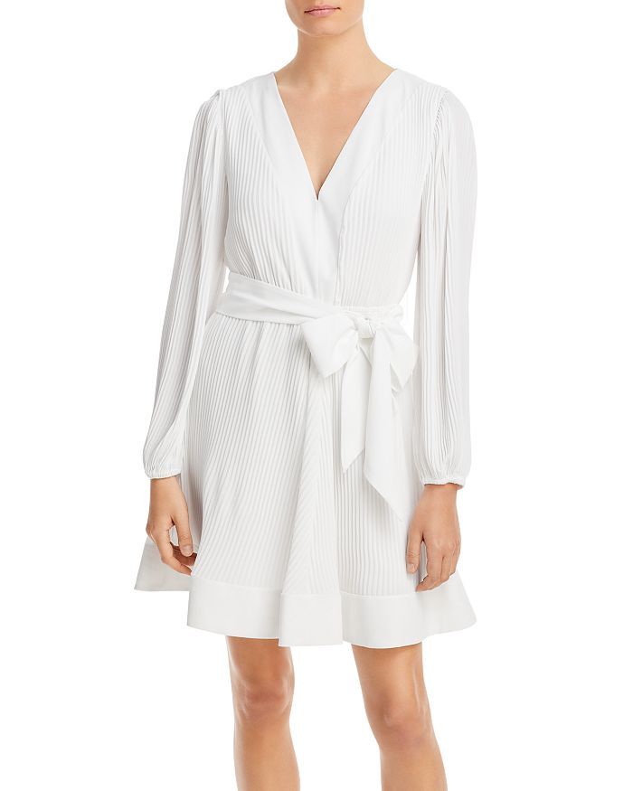 Liv Belted Pleated Dress | Bloomingdale's (US)