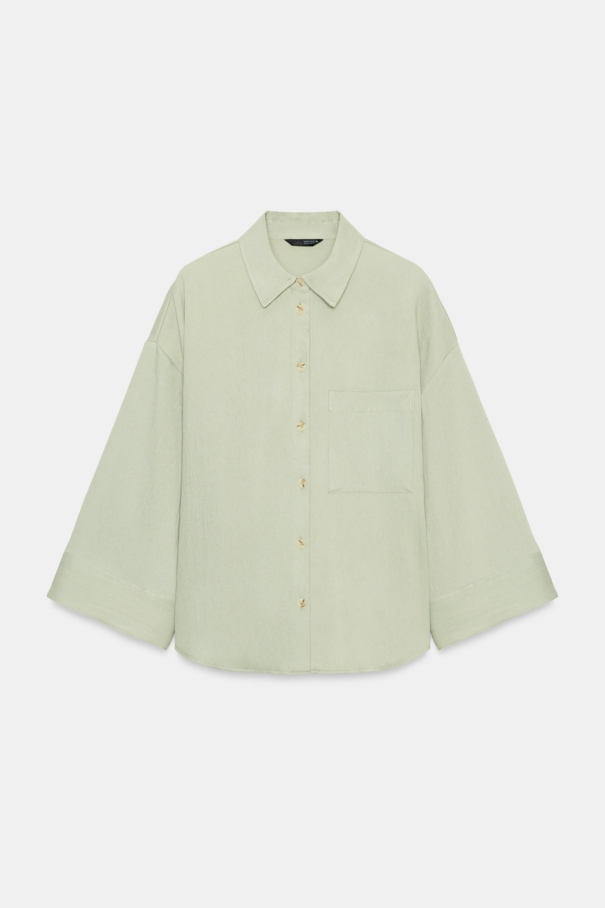 OVERSIZE WIDE SLEEVE SHIRT | Zara US