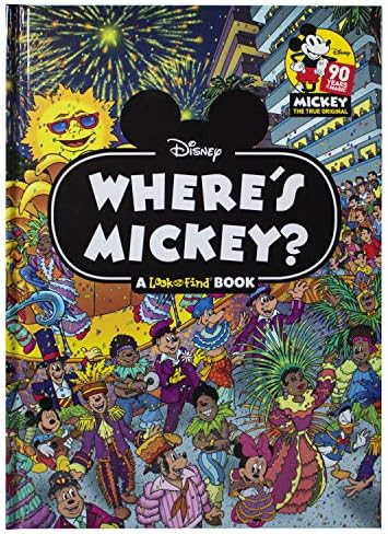 Disney - Where's Mickey Mouse - A Look and Find Book Activity Book - PI Kids | Amazon (US)