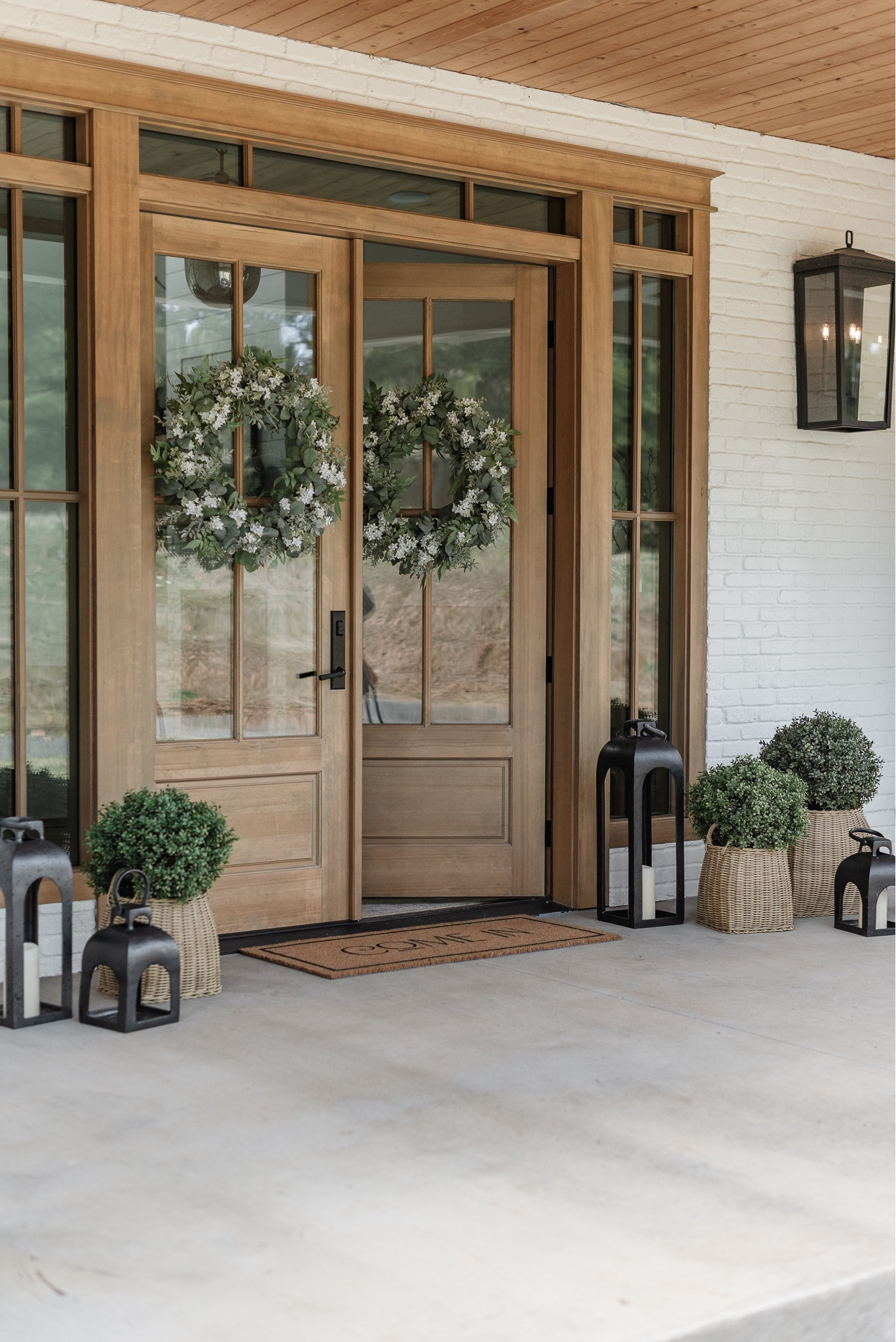 My front door wreaths are 25% off u til 9/3!! 

McGee and co, studio McGee, front porch, entry, planter, basket, pot, topiary, lantern, doormat, rug 

#LTKSeasonal #LTKSaleAlert #LTKHome