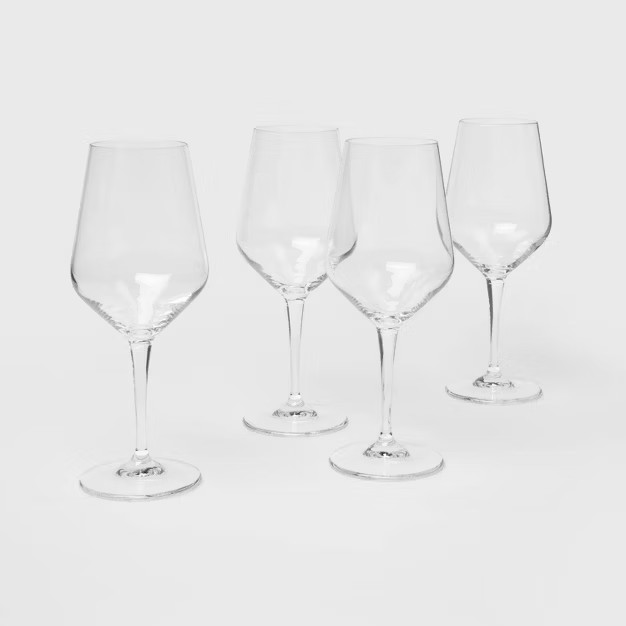4pk Atherton Wine Glasses - Threshold™ | Target