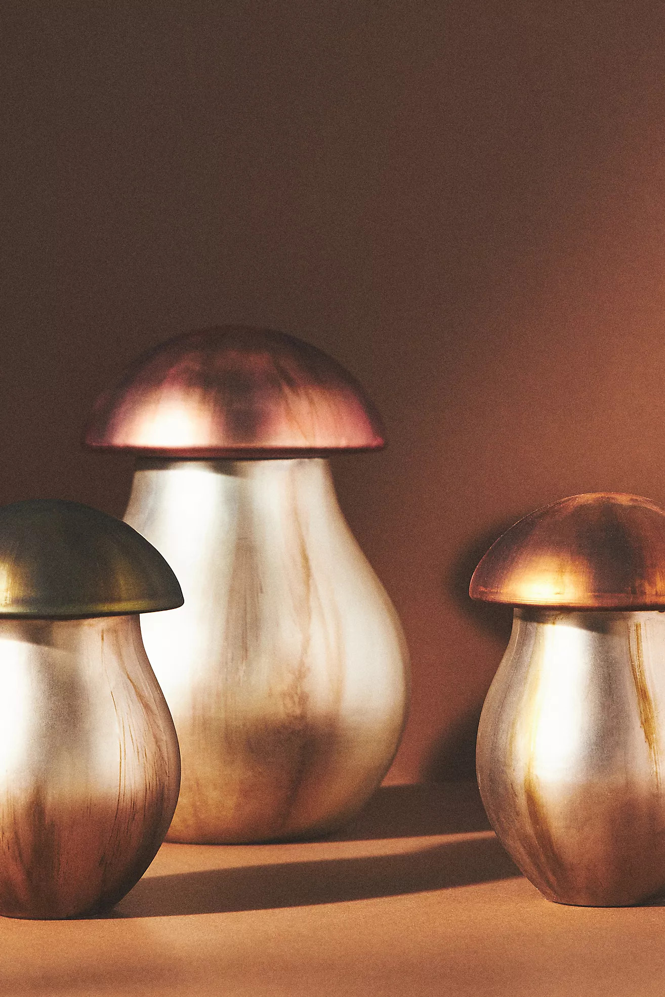 Oversized Pumpkin & Sweet Vanilla Glass Mushroom Candle | Anthropologie (US)