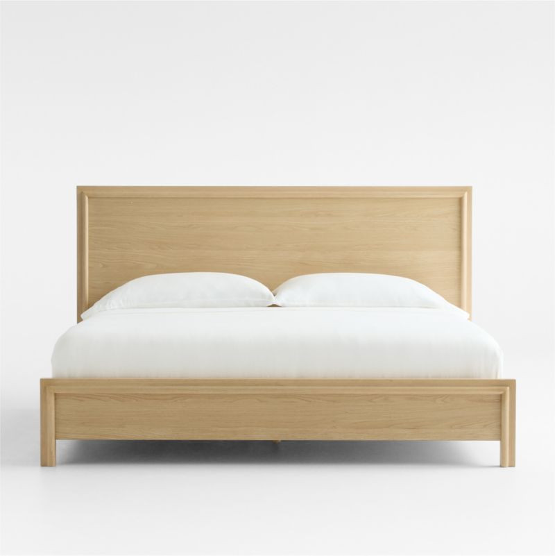 Hastings Rye Wood King Bed | Crate & Barrel | Crate & Barrel