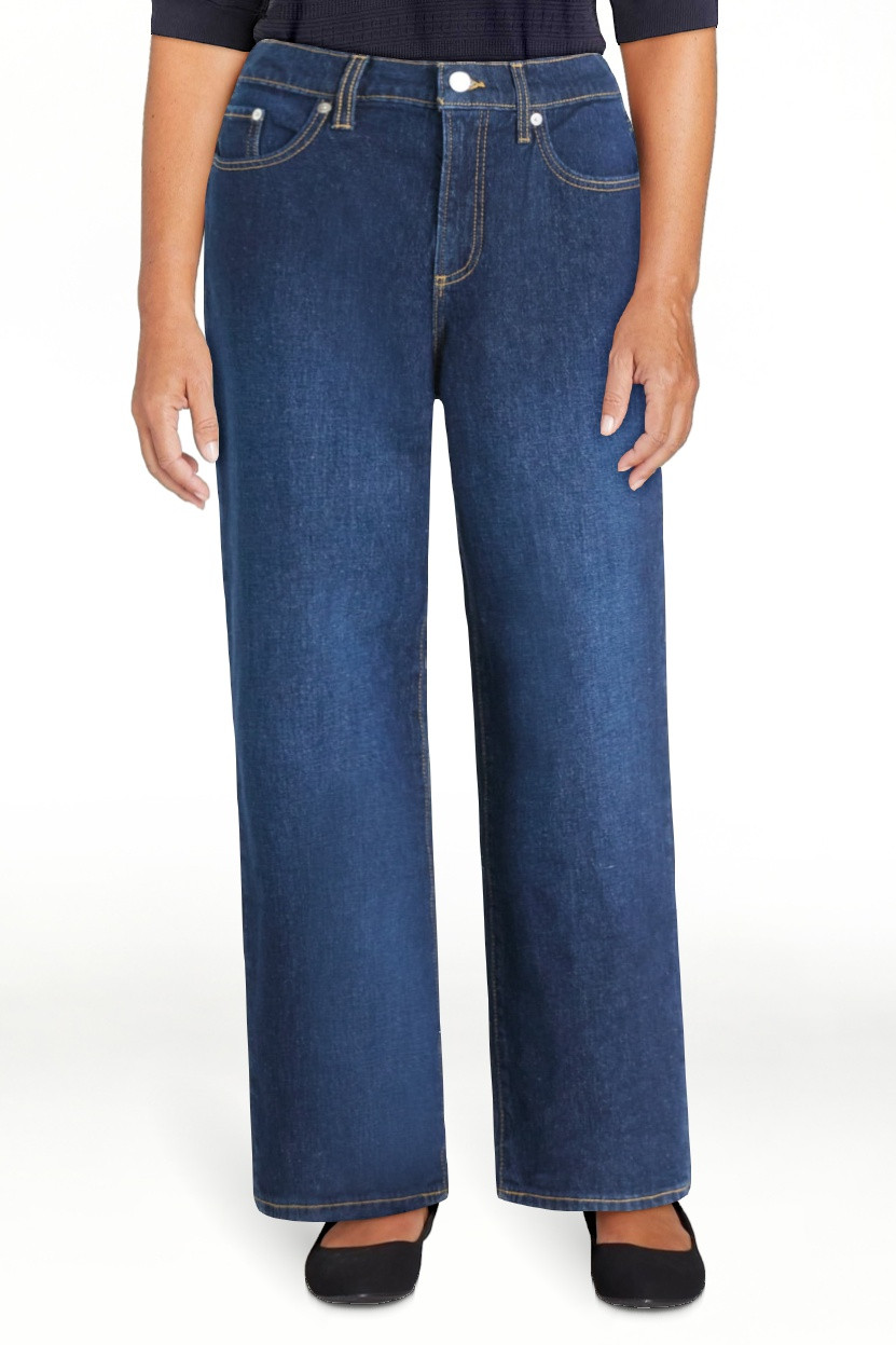 Free Assembly Women's Mid Rise Relaxed Ankle Length Jeans, 27" Inseam, Sizes 0-20 | Walmart (US)