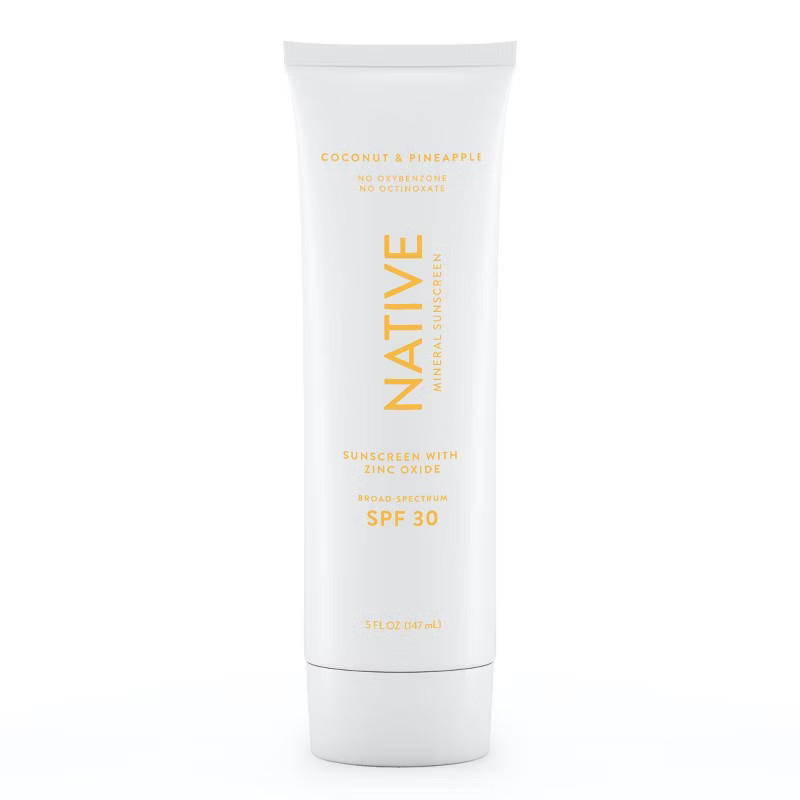 Native Coconut & Pineapple Mineral Sunscreen - SPF 30 - 5 fl oz | Target