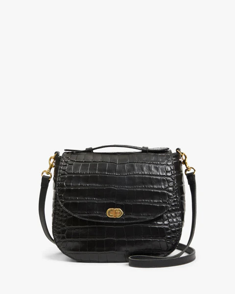 Turnlock Louis w/ Top Handle | Clare V.