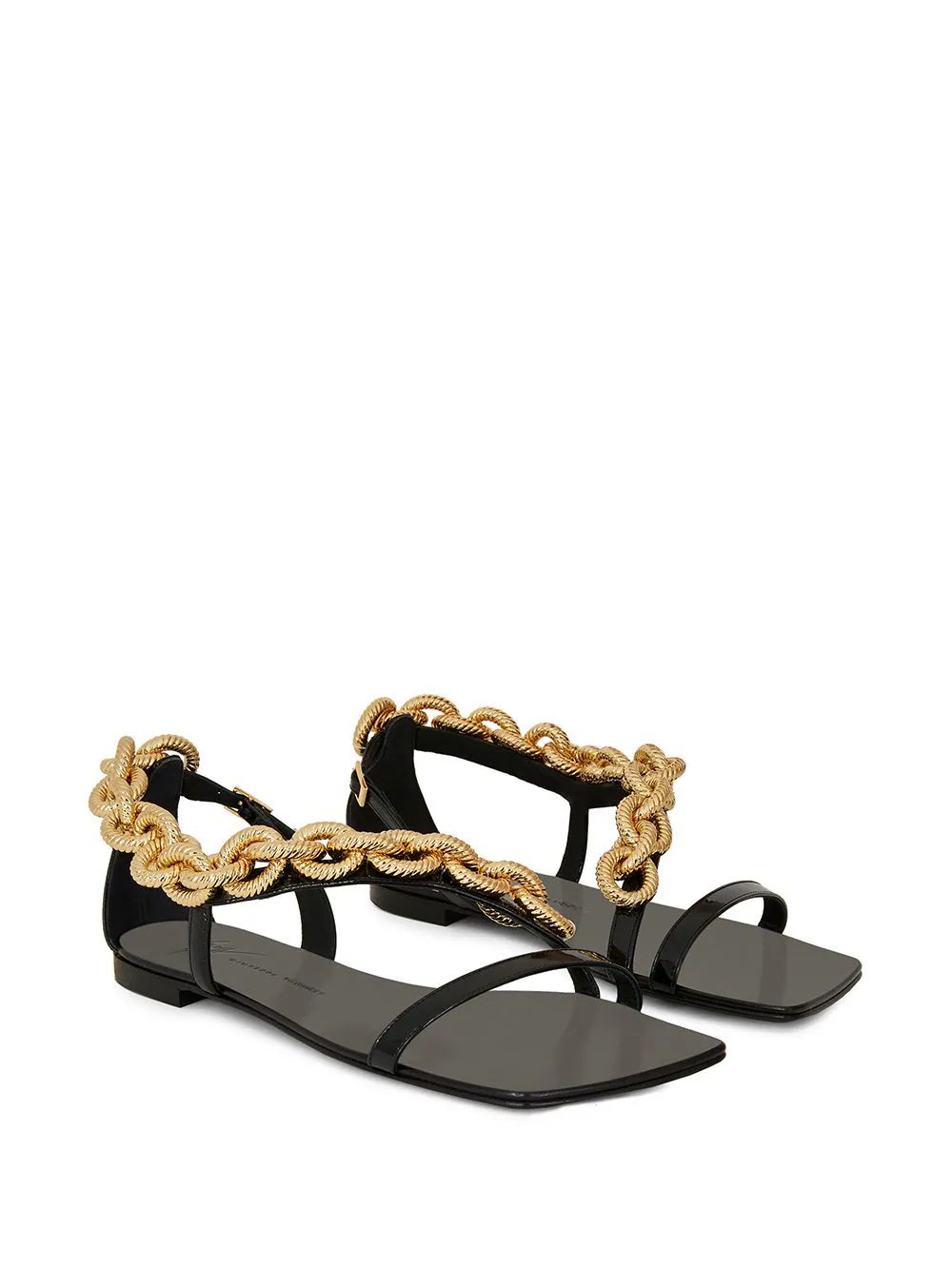 Agata sandalen met ketting afwerking | Farfetch Global