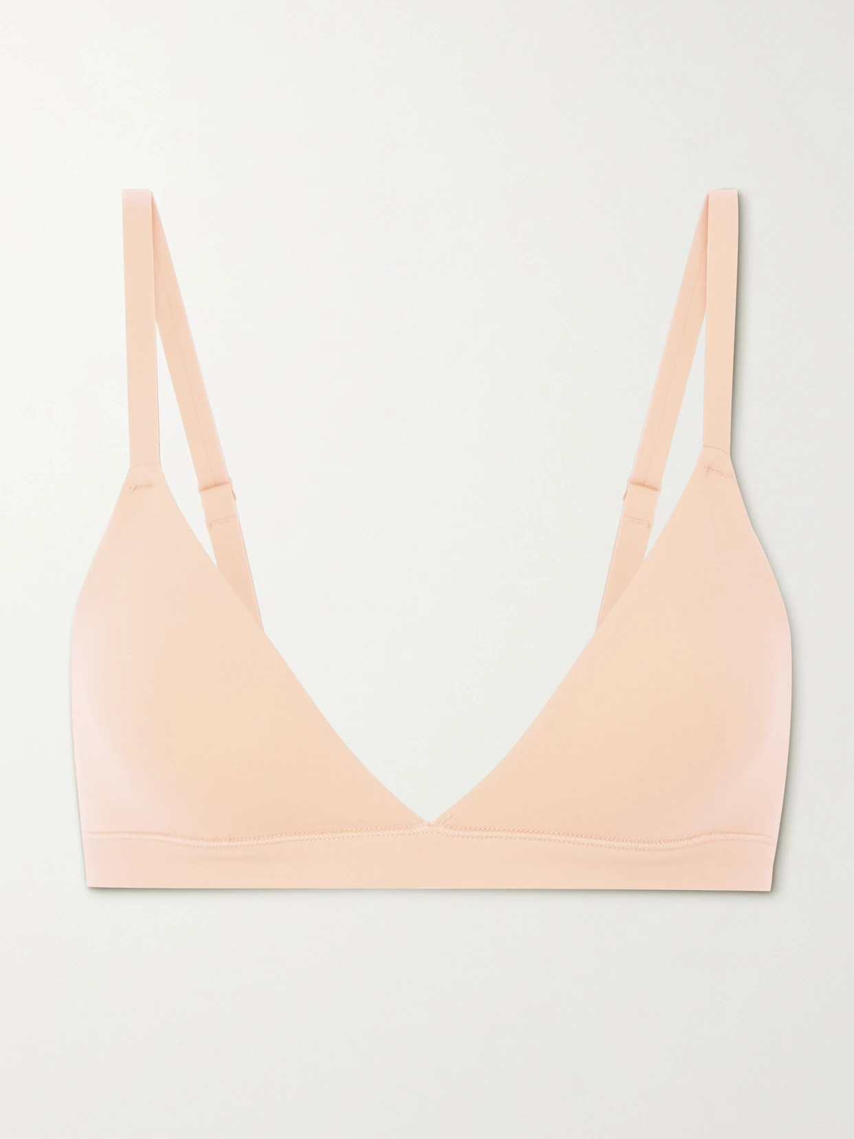 Skims - Fits Everybody Triangle Bralette - Mica | NET-A-PORTER (US)
