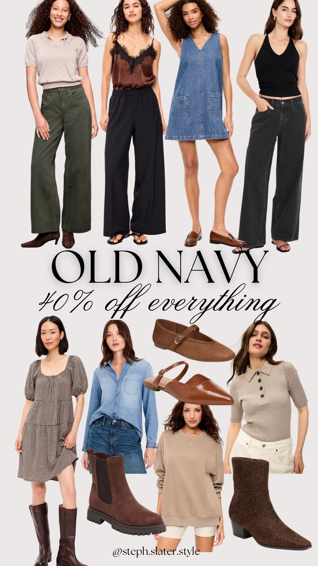 40% off everything at Old Navy happening now.

#LTKootd #LTKSeasonal #LTKSaleAlert