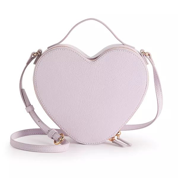 LC Lauren Conrad Love Heart-Shaped Crossbody Bag | Kohl's