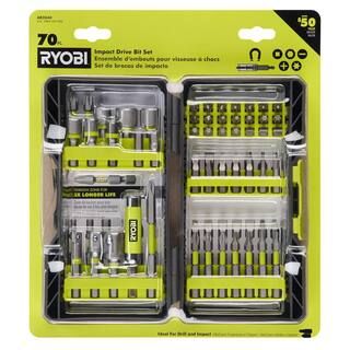 RYOBI Impact Rated Driving Kit (70-Piece)-AR2040 - The Home Depot | The Home Depot