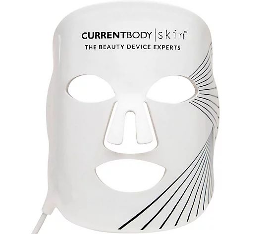 CurrentBody Skin LED Light Therapy Mask with 5 x Hydrogel Facemasks - QVC UK | QVC UK