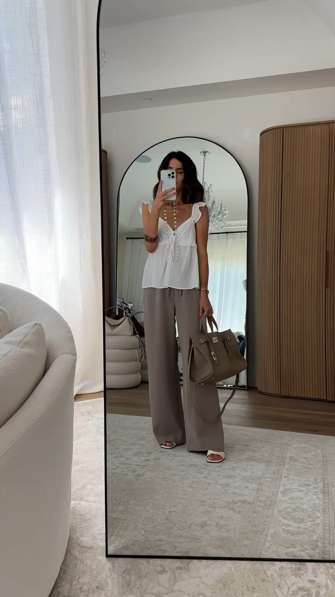 Here is the top in white✨ Here I paired it with some neutral flowy pants! #stylinbyaylin #aylin # summerstyle #nordstrom
 

 #LTKootd #LTKSeasonal #LTKOver40