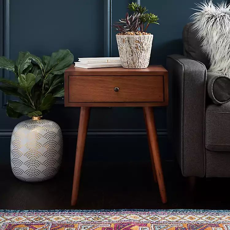 Mid-Century One Drawer Side Table | Kirkland's Home