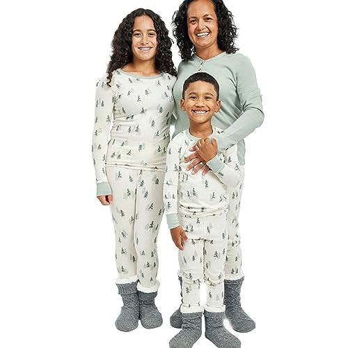 HonestBaby Family Matching Holiday Pajamas Organic Cotton for Men, Women, Kids, Toddlers, Baby Boys, Girls, Unisex Pets, Into The Woods | Amazon (US)