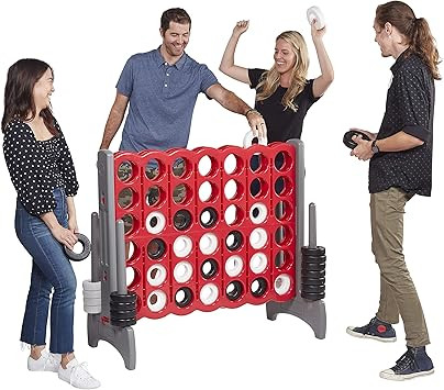 ECR4Kids Jumbo 4-to-Score Giant Game Set, Backyard Games for Kids, Indoor/Outdoor Connect-All-4, ... | Amazon (US)