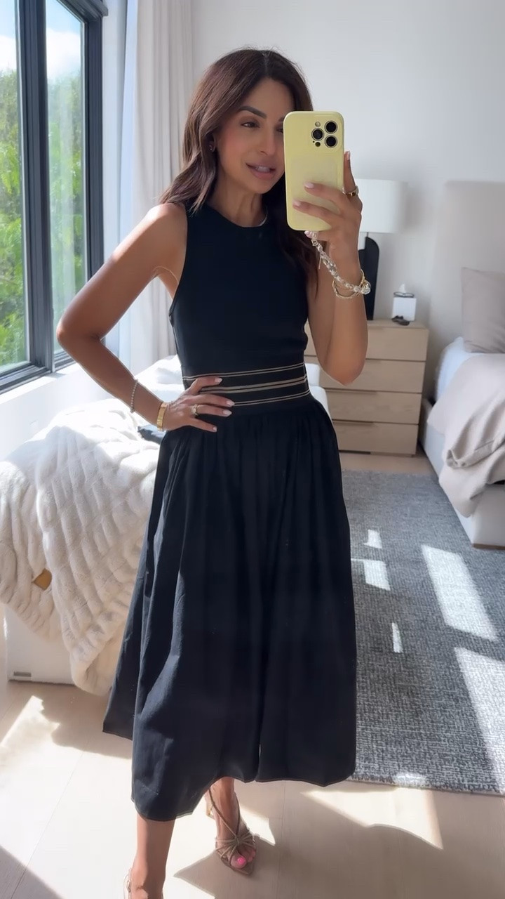How good is the fit of this dress?! I love the built-in band. Dressed up with these beautiful heels! Members get 30% off select items at @Anthropologie! I’m wearing size XXS Petite in the dress 🤍

#LTKootd #LTKSaleAlert #LTKPetite