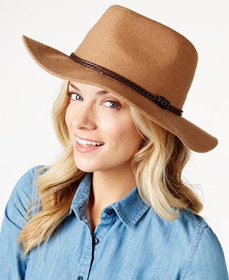 INC International Concepts Melton Panama Hat, Only at Macy's | Macys (US)