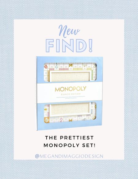 Found the prettiest new coastal inspired monopoly set!! 😍🤍🩵 loving this blue and white color scheme!! Would make a great Mother’s Day gift or house warming for someone who has a beach house!! 🎲

#LTKGiftGuide #LTKhome #LTKfamily
