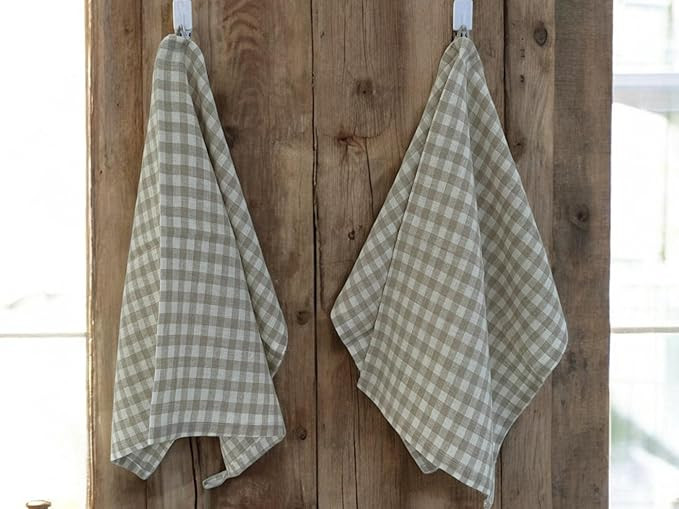 Eight Owls Stonewashed Linen Kitchen Dish Towels - 20 x 27 inch – 100% Pure Linen Tea Towel/Han... | Amazon (US)