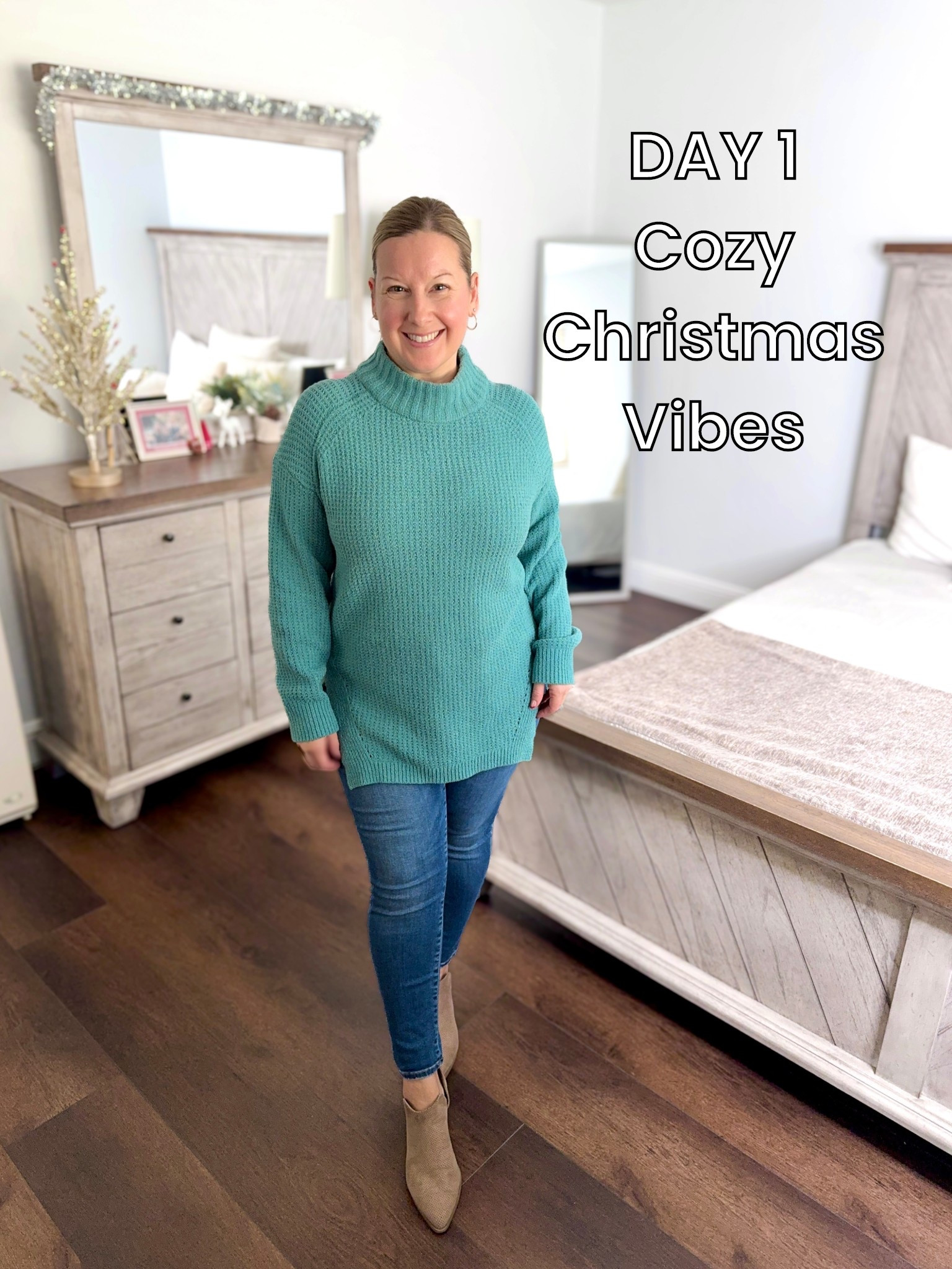 Kicking off Day 1 of my 12 Days of Christmas Outfits with all the cozy vibes
This is one of those easy, throw on and go looks that still feels put together…perfect for December days at home or out running errands 🤍

#LTKPetite #LTKSeasonal #LTKootd