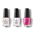 OPI Nail Lacquer Polish SET [ Base Coat & Top Coat & Pink, Bling, and Be Merry ] Jewel Be Bold Co... | Walmart (US)