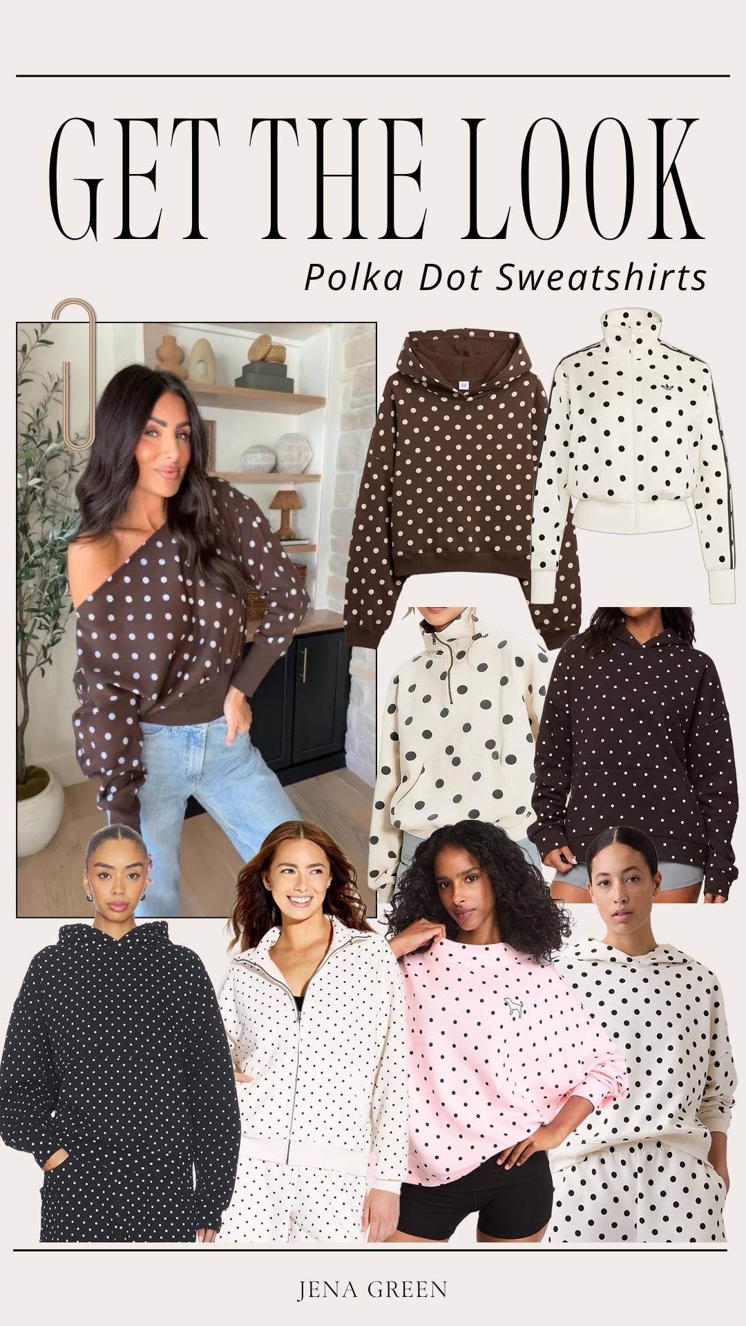 Get the Look Polka Dot Sweatshirts

#LTKootd #LTKSeasonal