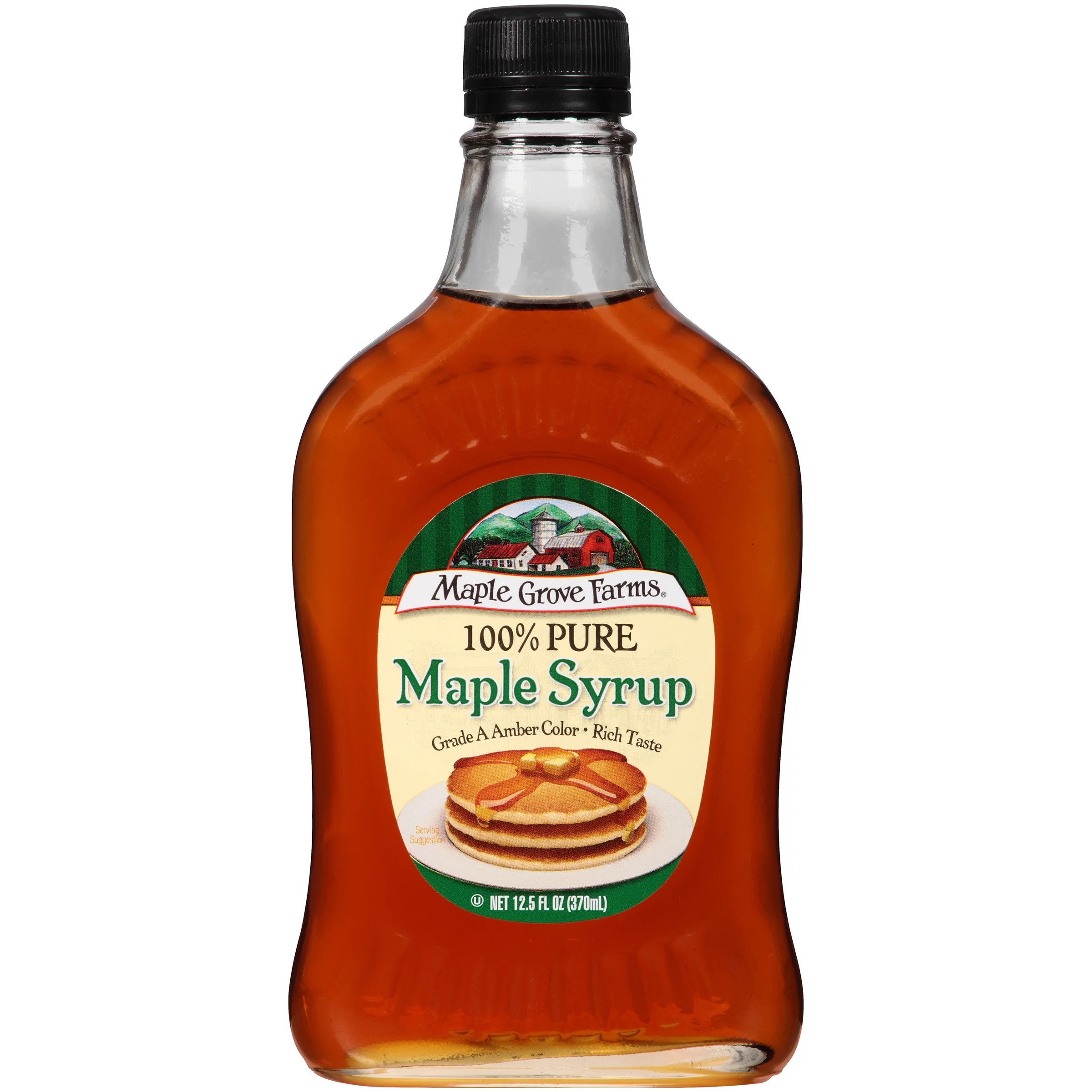 Maple Grove Farms 100% Pure Maple Syrup, 12.5 fl oz - Walmart.com | Walmart (US)