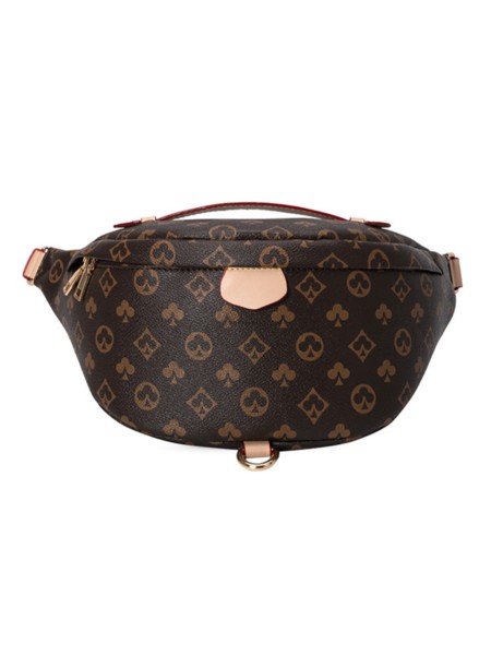 'Kaitlan' Pattern Canvas 3-Ways Belt Bag (2 Colors) | Goodnight Macaroon