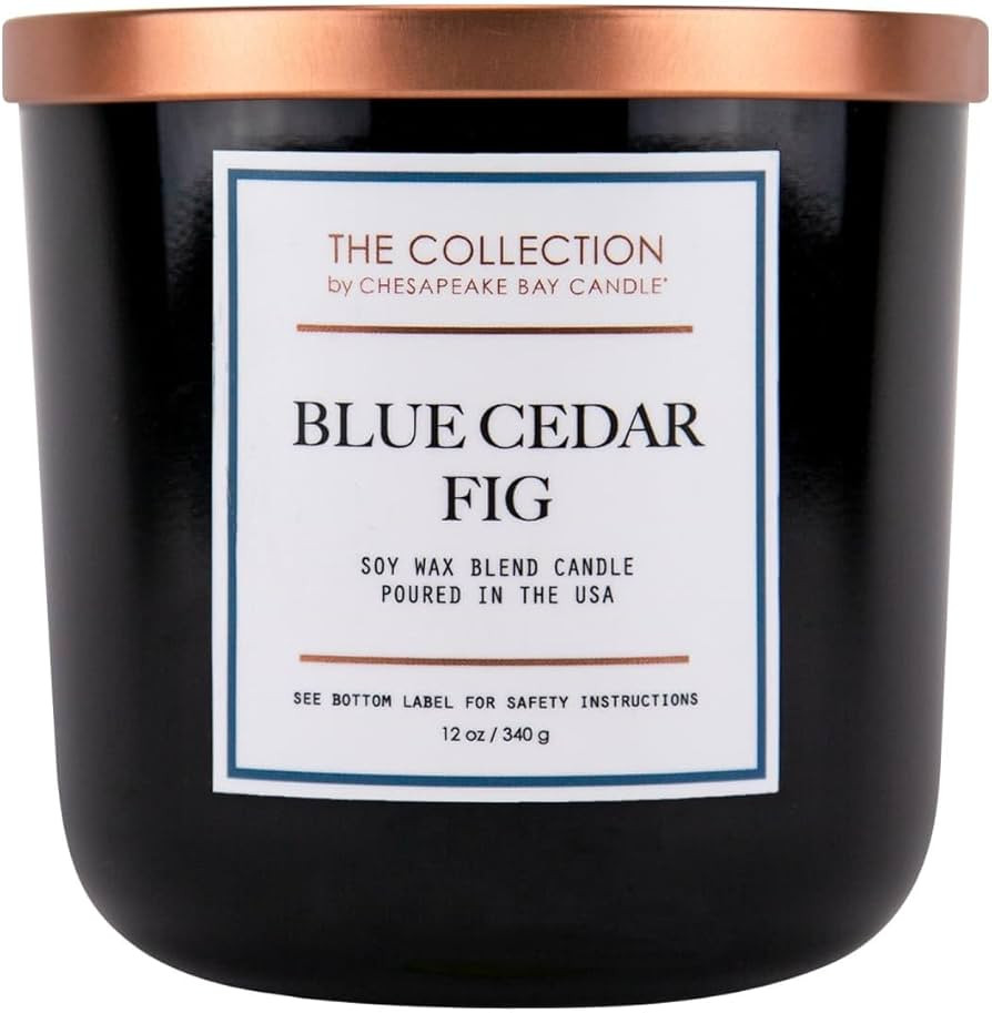 Amazon.com: Chesapeake Bay Candle - TA35215 The Collection Two-Wick Scented Candle Blue Cedar Fig... | Amazon (US)
